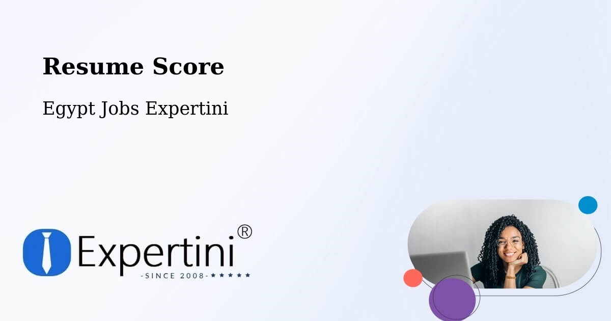 Resume Score & Job Description Match Tool – Dayr Mawās - Egypt Jobs Expertini